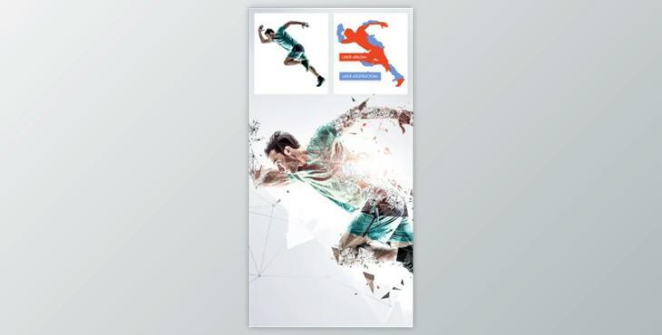 Geometric Decomposition Photoshop Action By 315700