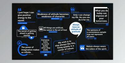 Minimal Quotes Lower Thirds (Videohive 42970854)