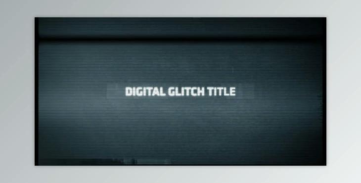 Digital Glitch Title (Videohive 4074148)