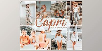 Capri Lightroom Presets By Design Addict (PDF, DNG, XMP)