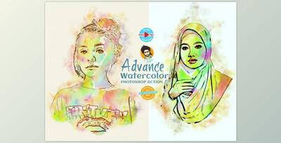 Advance Watercolor Effect CreativeMarket-6519258 (ATN)