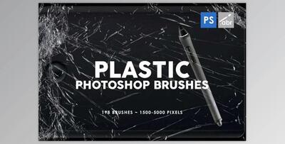 198 Plastic Photoshop Brushes CreativeMarket-3814352 (ABR)