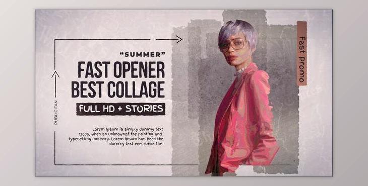 Opener Collage MOGRT (Videohive 52005323)