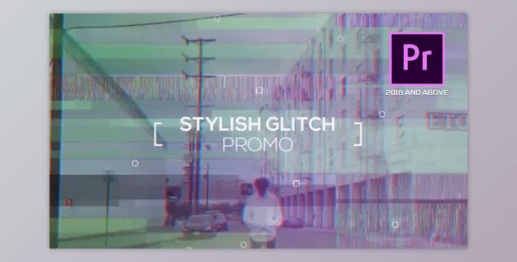Stylish Glitch Opener (Videohive 22729435) - PR Project