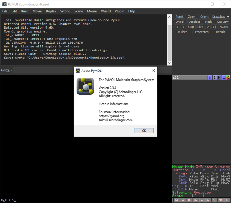 PyMOL 3.1.1 Windows/macOS/Linux