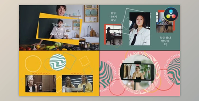 Youtube Endscreens for DaVinci Resolve (Videohive 50500527)