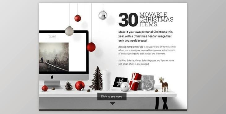 Christmas Scene Creator CreativeMarket-117852 (PDF, PSD, ZIP)