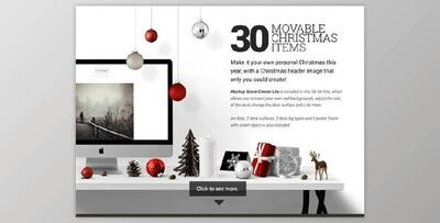 Christmas Scene Creator CreativeMarket-117852 (PDF, PSD, ZIP)