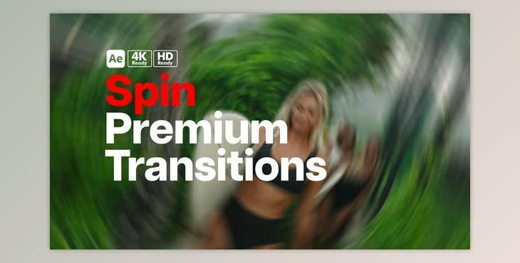 Premium Transitions Spin (Videohive 49923205) - AE Project