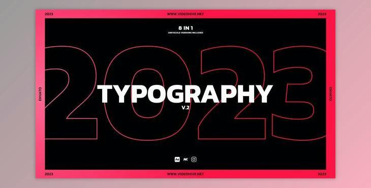 Typography v.2 (Videohive 42831263) - AE Project