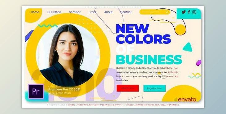 New Colors Of Business – Premiere Pro (Videohive 36914570)