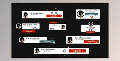 Youtube Subscribe Pack (Videohive 48561582) - AE Project