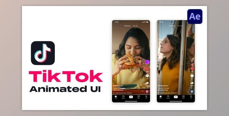 TikTok Animated UI (Videohive 49000422) - AE Project
