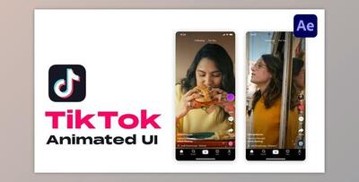 TikTok Animated UI (Videohive 49000422) - AE Project