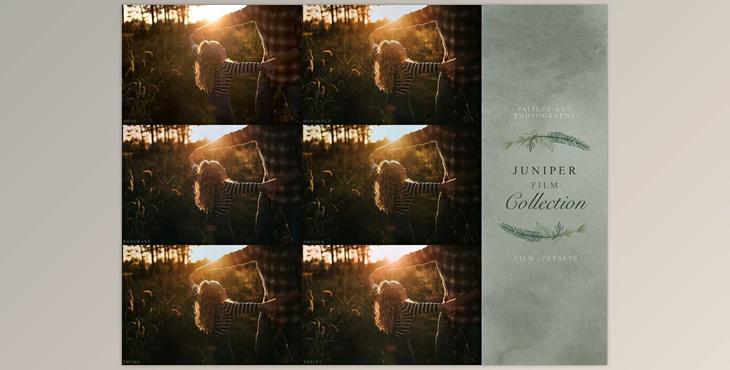 LIGHTROOM Presets – Paisley Ann Photography – JUNIPER FILM COLLECTION