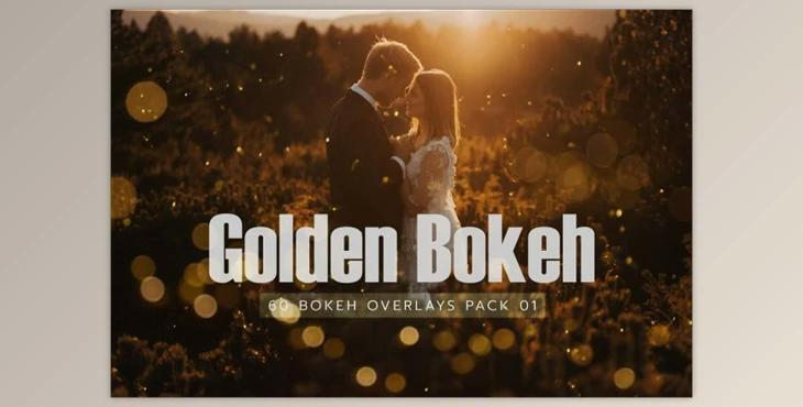 60 Golden Bokeh Pack 01 lights By EpicoMedia