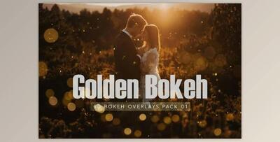 60 Golden Bokeh Pack 01 lights By EpicoMedia