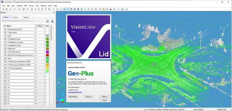 Geo-Plus VisionLidar 2020 version 30.0.01.116.20