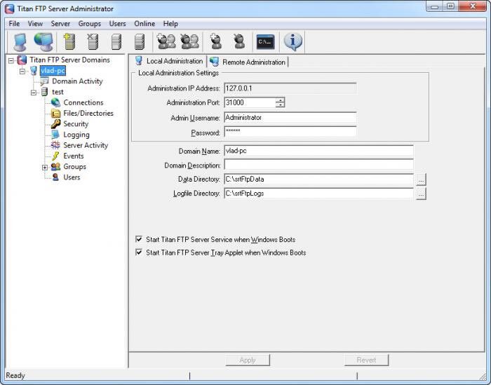 Titan SFTP Server 2.0.14.2256 / FTP Server Enterprise 2019