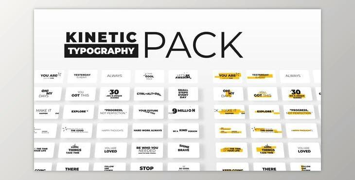 Kinetic Typography - Dancing Texts (Videohive 29462698) - AE Project