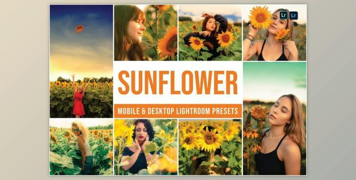 Sunflower Mobile and Desktop Lightroom Presets by Laksmita