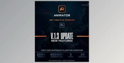 Animator Photoshop Plug-in for Animated Effects 1.3 – Graphicriver 25403011 (TIFF, PSD, JPG)