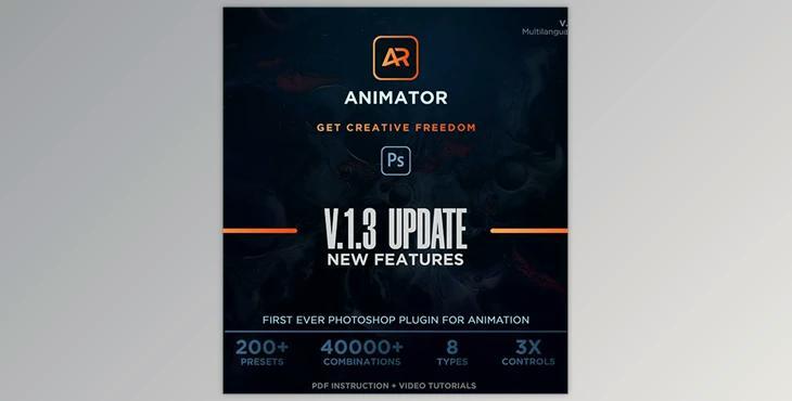 Animator Photoshop Plug-in for Animated Effects 1.3 – Graphicriver 25403011 (TIFF, PSD, JPG)