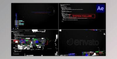 System Glitches for After Effects (Videohive 48812649) - AE Project