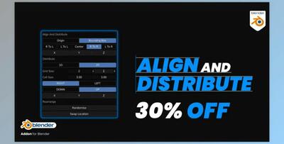 Blender Market - Align And Distribute v3.0.1