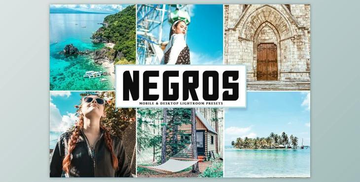 Negros Lightroom Presets Pack (Mob, Desk)