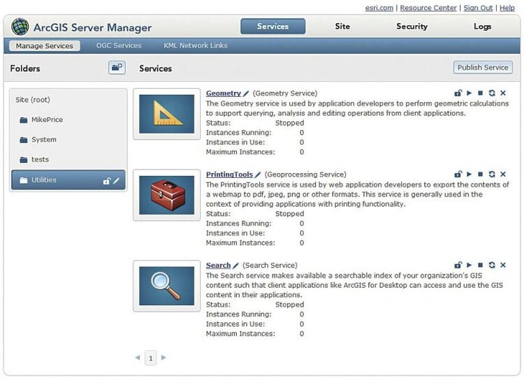 Esri ArcGIS Server Enterprise 10.5