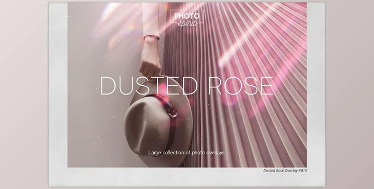 Dusted Rose Overlays CreativeMarket - 7055409