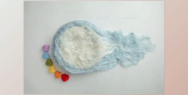 Sasha Chomakov – Newborn Digital Backdrop – Blue