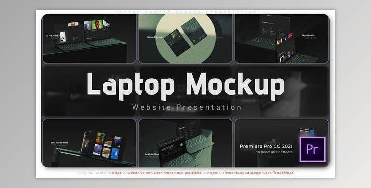 Laptop Mockup Strong Presentation (Videohive 50769737)