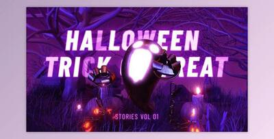 Halloween Trick Or Treat Intro (Videohive 34360348)