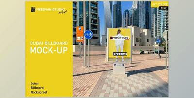 Dubai Billboards Mock-Up Set CreativeMarket-5884149
