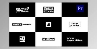 Big Typo Titles (Videohive 31906270) - PR Project