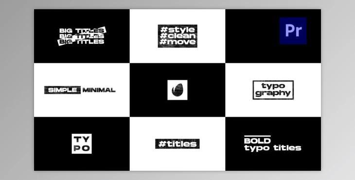 Big Typo Titles (Videohive 31906270) - PR Project