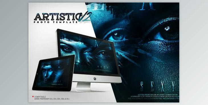 Artistic Photo Template V2 By amorjesu