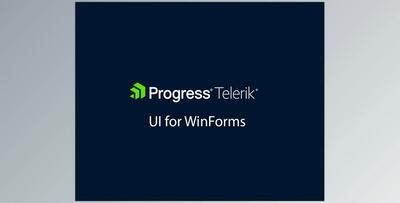 Progress Telerik UI for WinForms 2024 Q4 v2024.4.1113 (11 Nov 2024) Retail Version