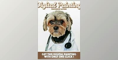 Digital Painting Photoshop Action GraphicRiver-30333660 (ATN)
