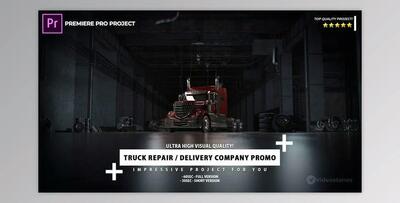 Delivery Company and Truck Repair Promo Premiere Pro Project (Videohive 33274253)