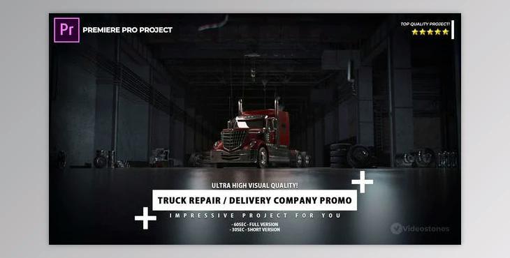 Delivery Company and Truck Repair Promo Premiere Pro Project (Videohive 33274253)