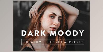 DARK MOODY Pro Lightroom Preset CreativeMarket-5059288 (LRTEMPLATE, XMP, DNG)