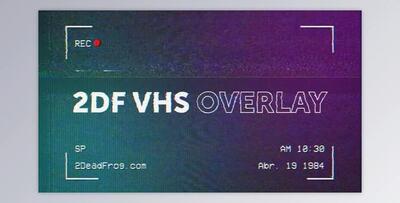 2DF VHS Overlay (Videohive 36056406) - AE Project