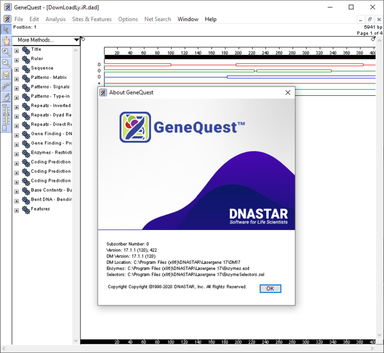 DNASTAR Lasergene 17.1.1 x64