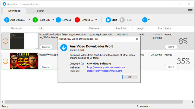 Any Video Downloader Pro 9.2.9