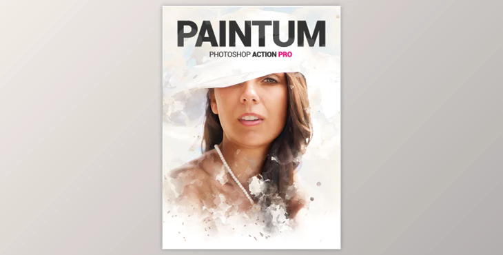 Mixed Painting – Paintum – Photoshop Action By profactions