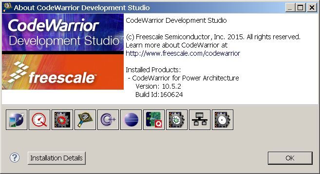 CodeWarrior Development Studio for Power Architecture 10.5.1