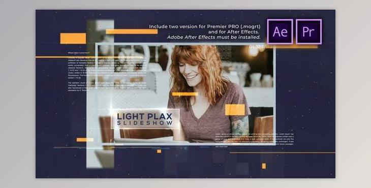 Light Parallax Universal Slideshow (Videohive 30339747) - PR Project